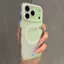 Ốp lưng cứng acrylic laser cửa sổ lớn tương thích với iPhone 13 14 pro max 15 pro max 16 pro max 17pro max