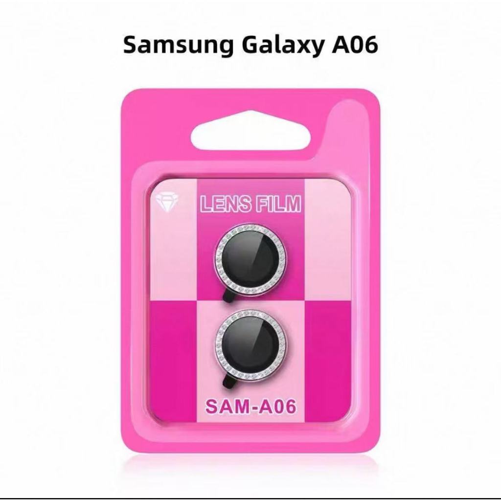 Miếng dán bảo vệ ống kính kim cương lấp lánh cho Samsung A15 / A35 / A5S - Nhẫn kim loại pha lê Bling | Độ cứng 9H | Vỏ máy ảnh sang trọng