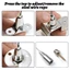 1.5mm 304 Thép không gỉ Có Thể Điều Chỉnh Dây Treo Bộ Móc Trần Hình Khung Ảnh Móc Treo Nghệ Thuật