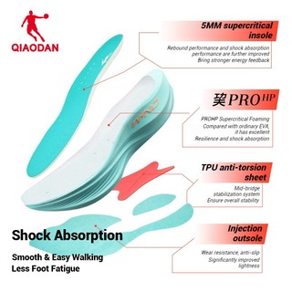 Qiaodan WIND 3TR Giày chạy bộ thể thao Huấn luyện chống sốc Rebound Chống trượt QDB022252297