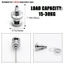Bộ dây treo kính có thể điều chỉnh Cáp thép không gỉ 1,5mm Kẹp đồng chịu lực nặng