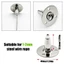 Dây treo kính bằng thép không gỉ 1,5mm Dây treo trần Tấm kẹp đồng 0,5-3M để treo kệ