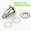 Dây treo kính bằng thép không gỉ 1,5mm Dây treo trần Tấm kẹp đồng 0,5-3M để treo kệ
