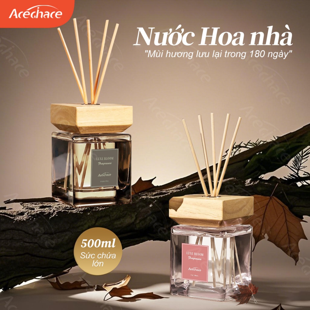 Tinh Dầu Thơm Khách Sạn Cao Cấp - Hương Thơm Lưu Lâu, Khử Mùi Hiệu Quả & Tạo Cảm Giác Thư Giãn, Kèm Que Gỗ Tán Hương Sang Trọng, Phù Hợp Cho Không Gian Phòng Nghỉ & Spa