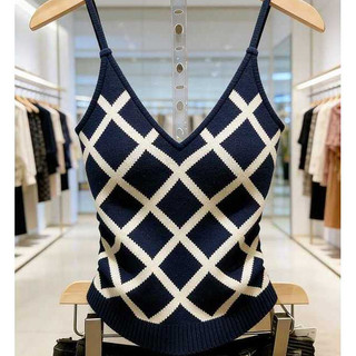 Áo sơ mi kẻ sọc xanh thời trang xuân 2026,wearable both in and out,sang trọng