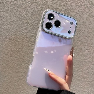 Halo Jelly Aurora Cửa sổ lớn tức thì 17 Ốp điện thoại Thích hợp cho iPhone 11 12 13 14 15 16 17 Pro Max Full Pack Vỏ silicon chống rơi
