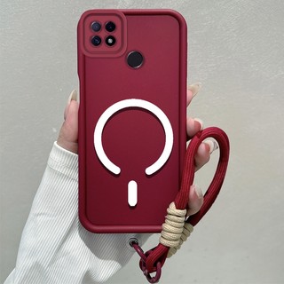 Ốp Lưng Cho POCO C40 Vỏ Điện Thoại Chống Rơi Silicon Cao Cấp Với Tính Thẩm Mỹ Đơn Giản Và Thiết Kế Mới Của Vòng Hút Từ Tính