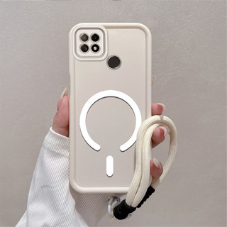 Ốp Lưng Cho POCO C40 Vỏ Điện Thoại Chống Rơi Silicon Cao Cấp Với Tính Thẩm Mỹ Đơn Giản Và Thiết Kế Mới Của Vòng Hút Từ Tính