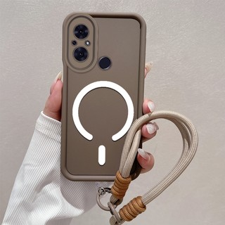 Ốp Lưng Cho Redmi 12c Vỏ Điện Thoại Silicon Mờ Chống Rơi Cao Cấp Với Tính Thẩm Mỹ Đơn Giản Và Thiết Kế Mới Của Vòng Hút Từ Tính