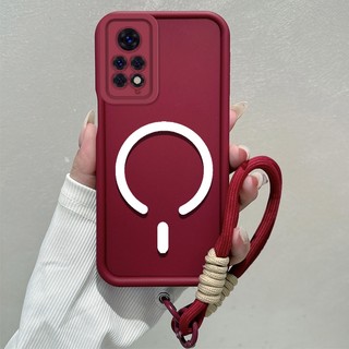Ốp Lưng Cho Redmi Note 11 Pro 4G Note 11 Pro 5G Vỏ Điện Thoại Silicon Mờ Chống Rơi Cao Cấp Với Tính Thẩm Mỹ Đơn Giản Và Thiết Kế Mới Của Vòng Hút Từ Tính