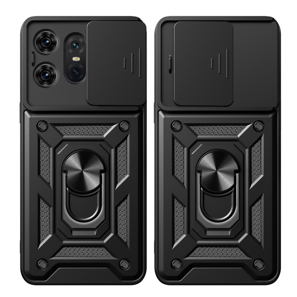 Ống Kính Trượt Camera Bảo Vệ Giáp Lai Dành Cho Motorola MOTO Edge 40 50 60 70 Neo Ultra Fusion Pro Fusion Vòng Kim Loại Giá Đỡ Mặt Sau