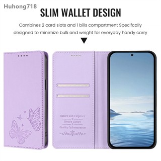 Dành Cho Samsung Galaxy S6 S7 Edge S8 S9 S10 S10E Plus Vỏ Da Lật Từ Tính Silicone Tpu Bảo Vệ Toàn Diện Vỏ Chống Sốc Sạc Không Dây Khe Cắm Thẻ Giá Đỡ Bướm Dễ Thương