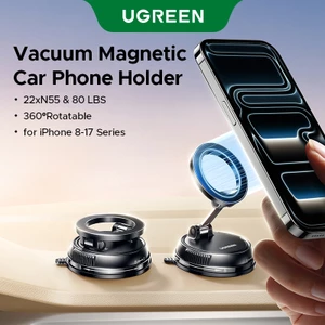 UGREEN Giá Đỡ Điện Thoại Từ Tính trên xe Có Thể Gập Lại Và Xoay 360 ° Chắc Chắn Cho iPhone 12 13 14 15 16 Pro Max