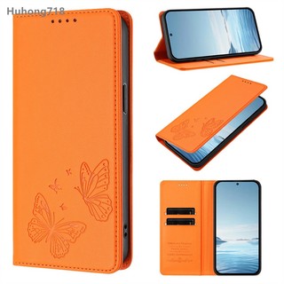 Dành Cho Ulefone Note 14 16 17 18 Ultra 19 20 21 Pro Bao Da Lật Từ Tính Silicone Tpu Bảo Vệ Toàn Diện Vỏ Chống Sốc Không Dây Sạc Khe Cắm Thẻ Giá Đỡ Bướm Dễ Thương