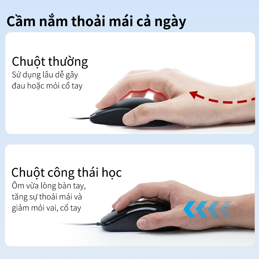 Acer Chuột có dây USB 2400 DPI trọng lượng nhẹ điều chỉnh 4 cấp độ cảm biến độ chính xác cao phù hợp cho laptop phù hợp cho cả chơi game và công việc văn phòng M402 | BigBuy360 - bigbuy360.vn
