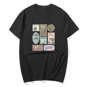 Áo tee người ngoài hành tinh ngộ nghĩnh, áo thun cotton phù hợp đọc sách sci-fi