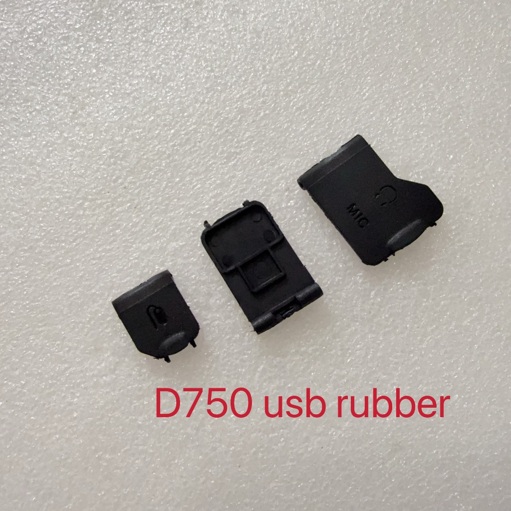 MỚI Dành Cho Nikon D750 MIC / HDMI / USB Cao Su Nắp Dưới Cửa Sửa Chữa Máy Ảnh Một Phần
