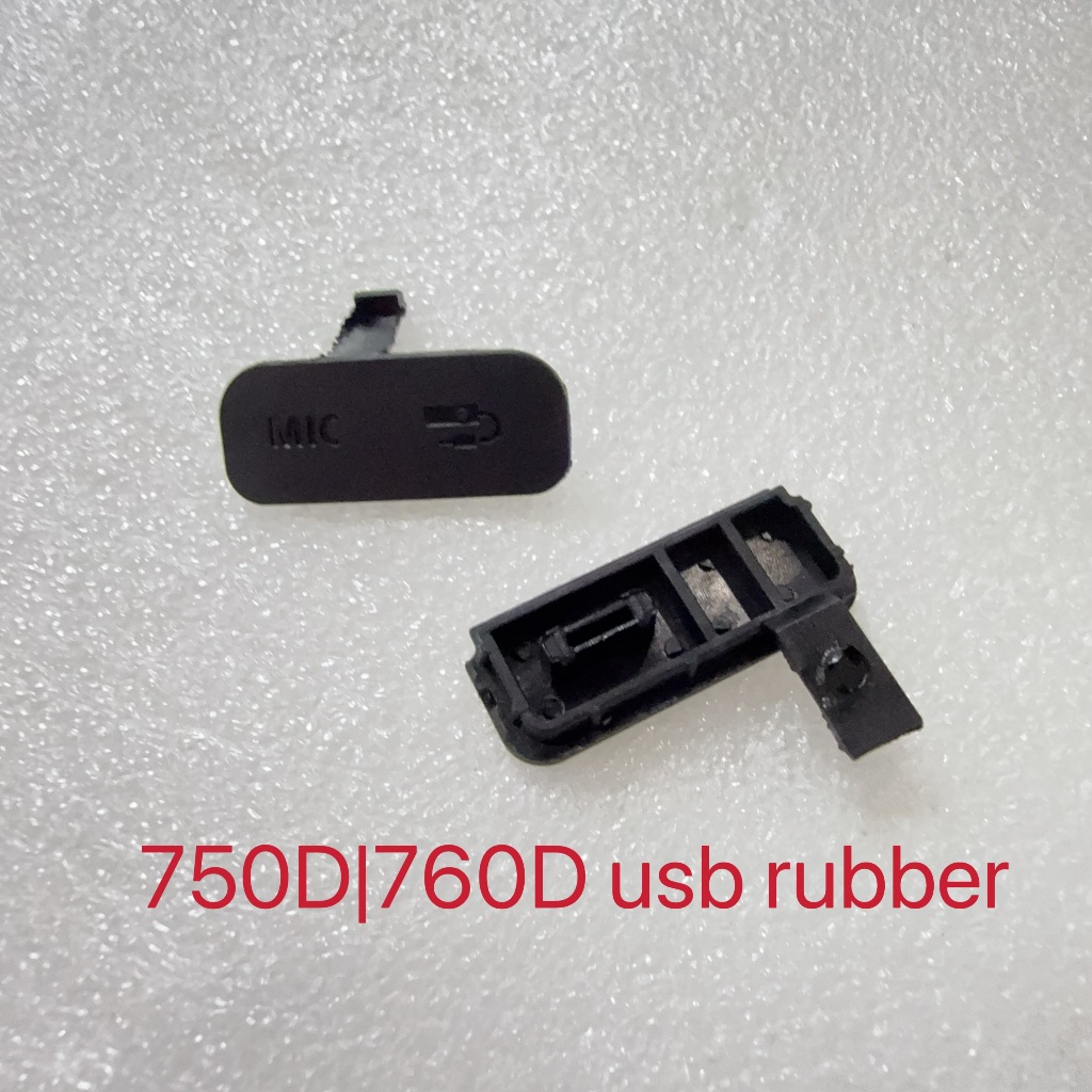 MỚI Dành Cho Canon EOS 750D / 760D MIC / A / V OUT KỸ THUẬT SỐ / HDMI USB Cao Su Nắp Dưới Cửa Camera Sửa Chữa Một Phần