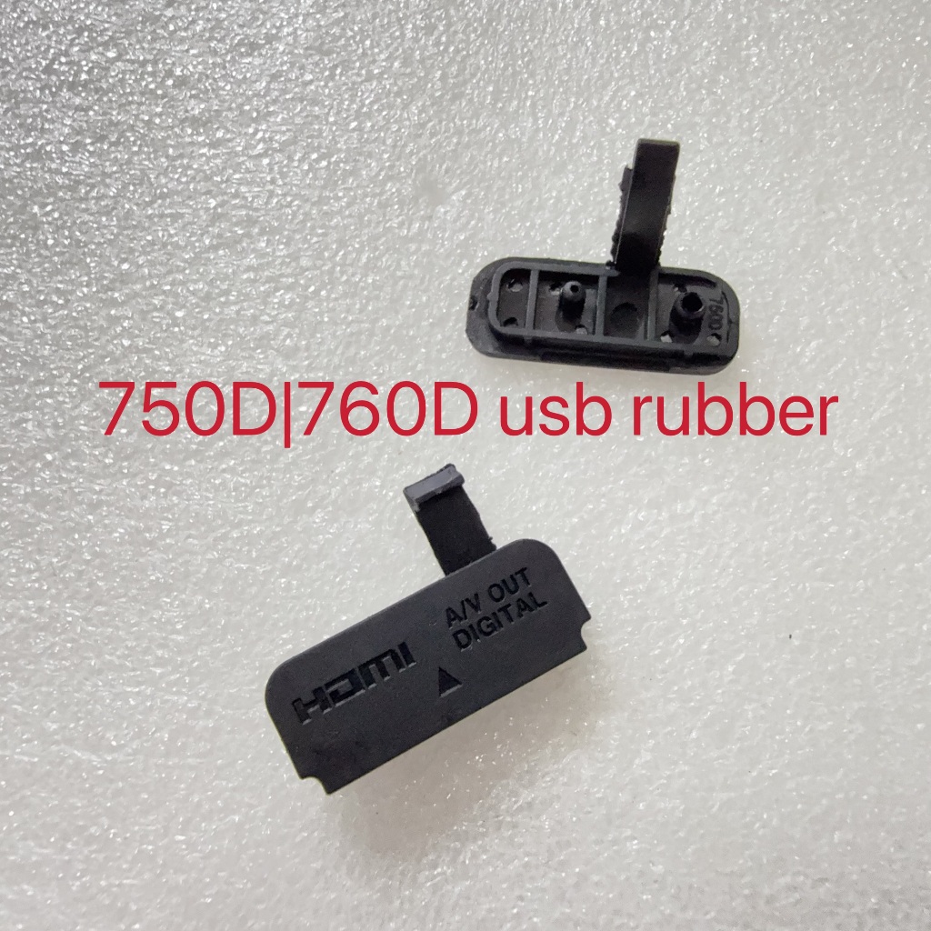 MỚI Dành Cho Canon EOS 750D / 760D MIC / A / V OUT KỸ THUẬT SỐ / HDMI USB Cao Su Nắp Dưới Cửa Camera Sửa Chữa Một Phần