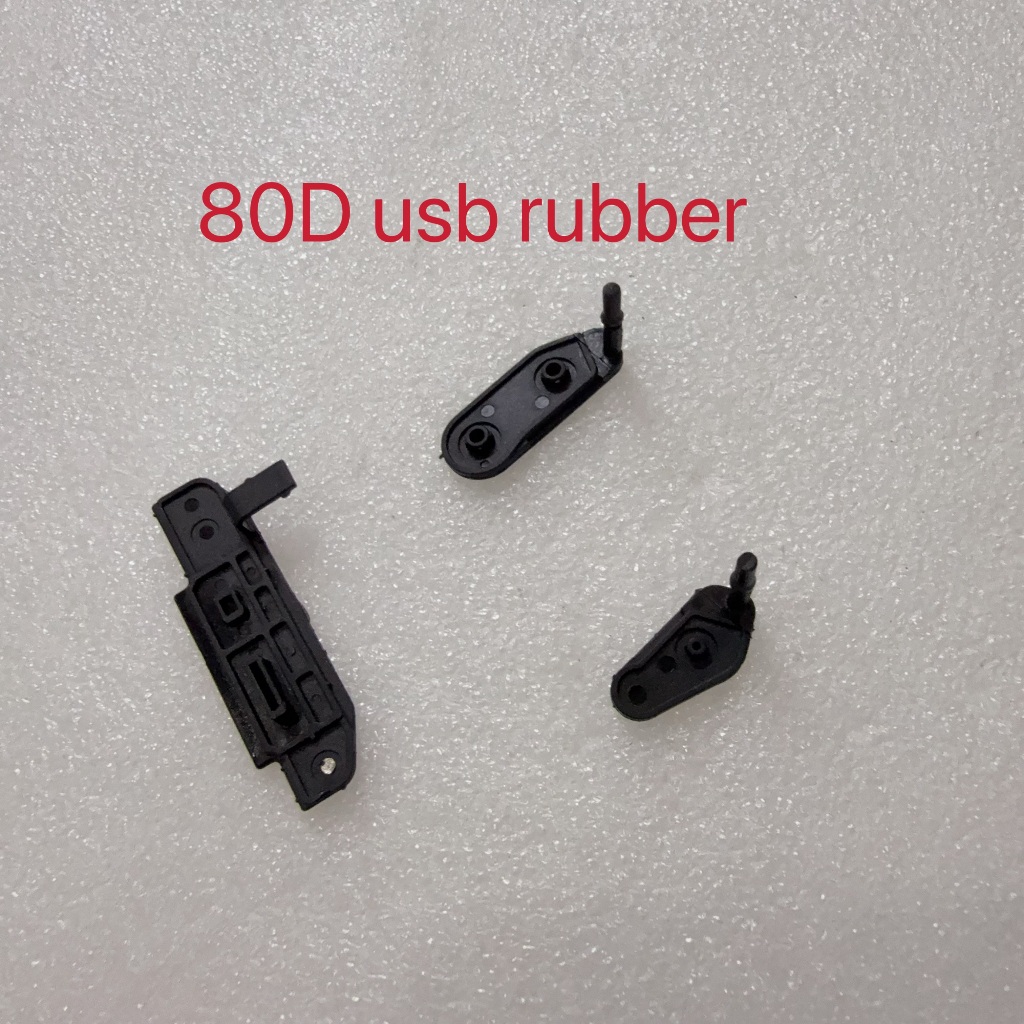 MỚI Dành Cho Canon EOS 80D HDMI / USB / MIC Cao Su Nắp Dưới Cửa Camera Sửa Chữa Một Phần