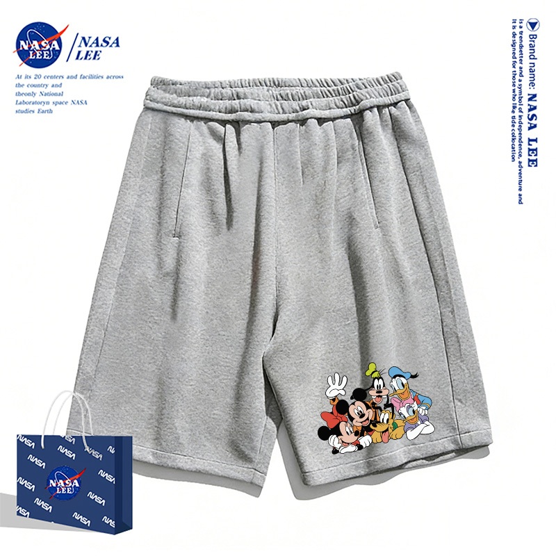 [Giao hàng trong ngày] Quần short trắng trẻ em thương hiệu nổi tiếng của NASA 2026 Thời trang mùa hè Hợp thời trang mát mẻ Mickey Paradise Đáy bé trai bé gái