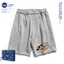 Quần short trắng trẻ em thương hiệu nổi tiếng của NASA 2026 Thời trang mùa hè Hợp thời trang mát mẻ Mickey Paradise Đáy bé trai bé gái