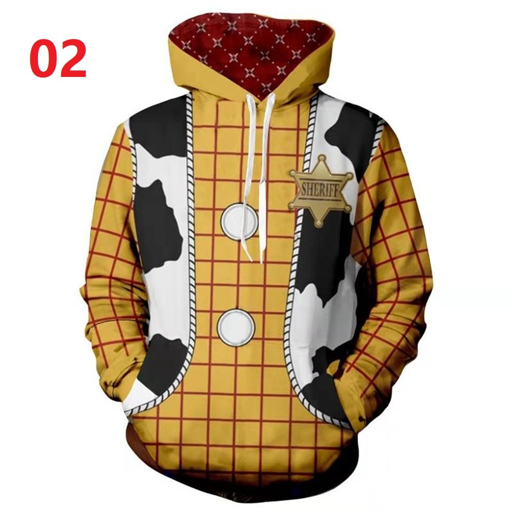Set Thời Trang Unisex: Hoodie & Quần In 3D, kèm Áo Len