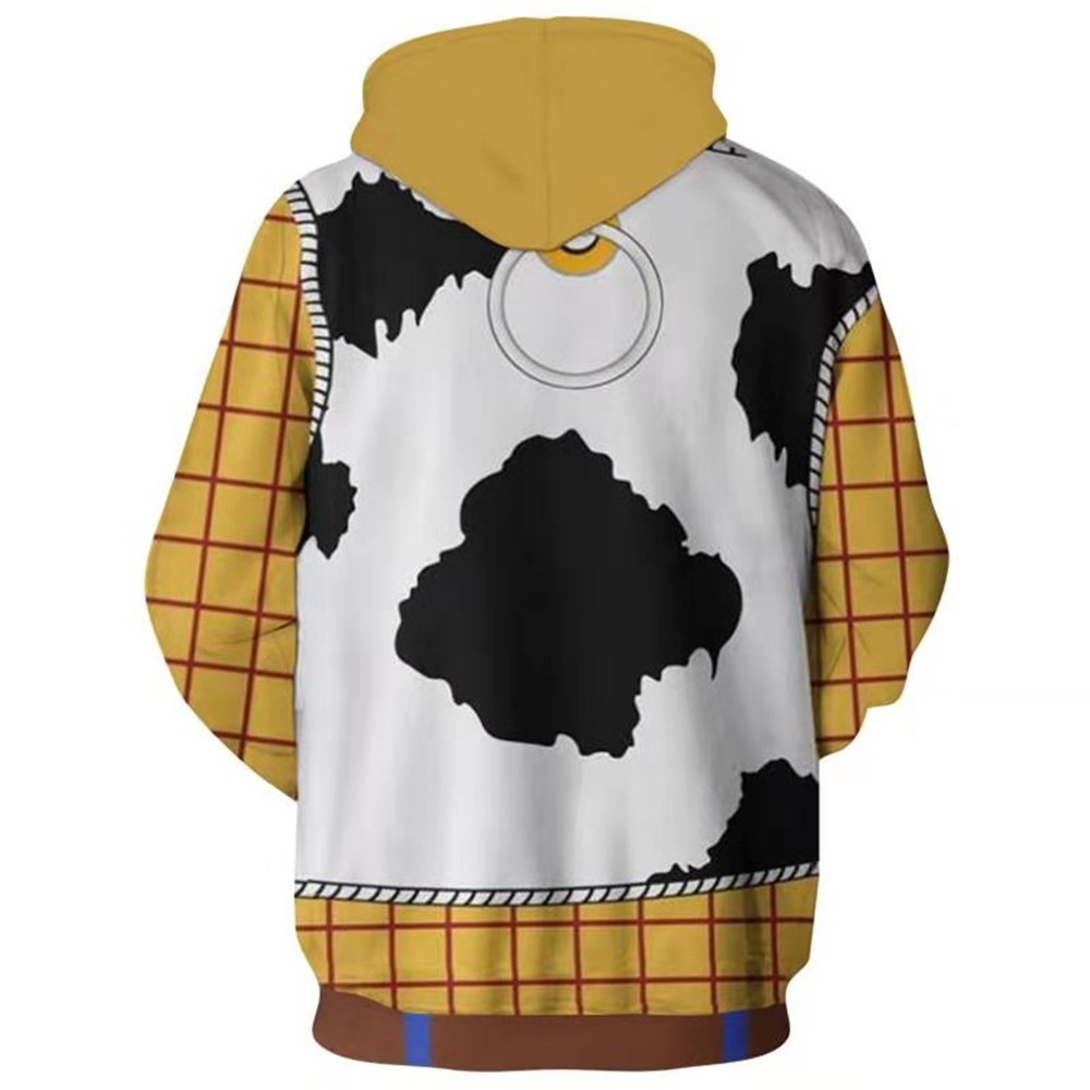 Set Thời Trang Unisex: Hoodie & Quần In 3D, kèm Áo Len