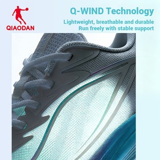 Giày chạy bộ Qiaodan Light Speed 6 nữ - lưới thoáng khí nhẹ, bền bỉ