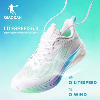 Giày chạy bộ Qiaodan Light Speed 6 nữ - lưới thoáng khí nhẹ, bền bỉ