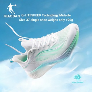 Giày chạy bộ Qiaodan Light Speed 6 nữ - lưới thoáng khí nhẹ, bền bỉ