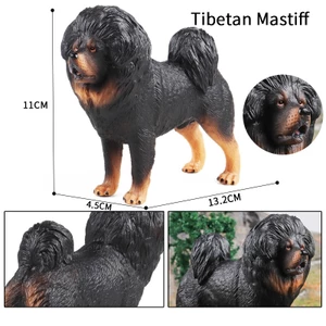 Mô phỏng động vật hoang dã Đồ chơi trẻ em mô hình chó Tây Tạng Mastiffs tượng nhỏ sưu tầm đồ trang trí