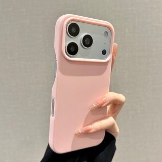 Ốp điện thoại silicon mềm tản nhiệt không viền siêu mỏng cảm giác màu hồng thích hợp cho iPhone 11 12 13 14 15 61 17 Pro Max