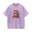 Áo thun cổ tròn cotton ngộ nghĩnh hình Ryan Gosling và mèo San Francisco, cầu Cổng Vàng, kèm bông tai kẹp