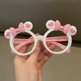 Khung Kính Cho Bé Hoạt Hình Dễ Thương Mickey Siêu Dễ Thương Cô Gái Ống Kính Kính Khung Phụ Kiện Trẻ Em