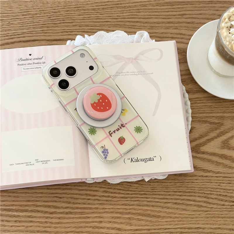 Ốp điện thoại TPU hình trái cây hình lưới iPhone 17 Pro Max