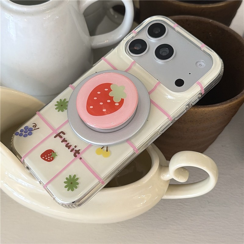 Ốp điện thoại TPU hình trái cây hình lưới iPhone 17 Pro Max