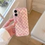 IPhone 17 Pro Love Heart Chấm bi họa tiết Chất liệu TPU Vỏ điện thoại xử lý IMD