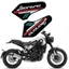 Dành Cho Benelli Leoncino 500 Sửa Đổi Xe Máy Bình Nhiên Liệu Bên Miếng Dán Chống Trầy Xước Đầu Gối Miếng Lót Bình Nhiên Liệu