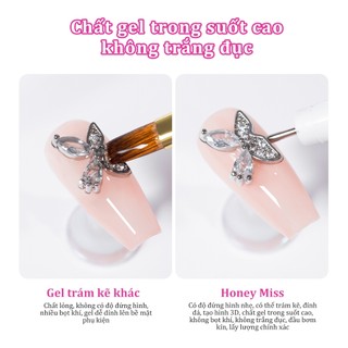 Miss Gooey Keo dán kim cương giả không rửa siêu mạnh UV để gắn cạnh và ứng dụng kim cương giả keo móng tay cho ứng dụng kim cương giả