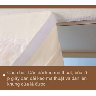 Rèm cửa phong cách Trung Quốc, ngăn muỗi, ren cao cấp cho phòng ngủ/phòng tắm, kèm Velcro và thanh treo