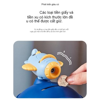 Hàng sẵn có Phong cách mới Bazooka Piggy Bank tự làm Trẻ em Nhựa chống sốc Phim hoạt hình heo đất Đồ trang trí Quà tặng logo có thể in Quà tặng ngày trẻ em cao cấp