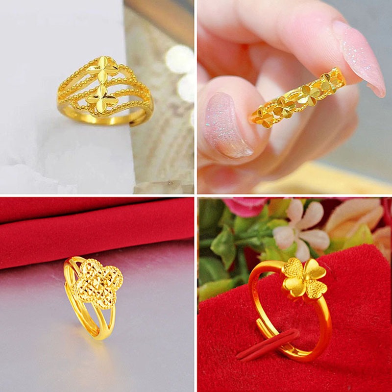 Women's Gold-Plated Feng Shui Ring, adjustable by dreamlife.vn