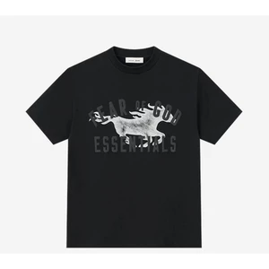 Áo thun Cotton tay ngắn dáng rộng in hình con ngựa Unisex FOG Style 2026