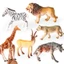 Rắn mini Động Vật Châu Phi Mô Hình Mô Phỏng Antelope Nam Sư Tử Nữ Sư Tử Hươu Cao Cổ hyena Ngựa Vằn Đồ Chơi