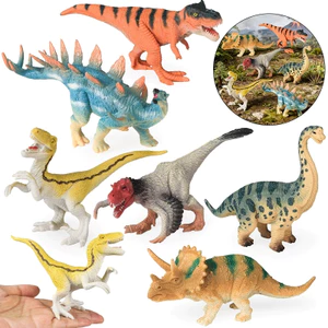 Mô phỏng đồ chơi khủng long mô phỏng mô hình động vật Tyrannosaurus rex Velociraptor Brachiosaurus Triceratops Velociraptor