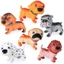 Cao su mềm chó động vật mô phỏng Golden Retriever Xúc xích VIP Bago Dalmatian Bulldog đầu xoay được