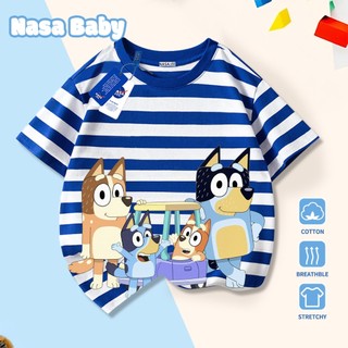 Áo thun tay ngắn in hình chó con dễ thương NASA, chất liệu cotton, unisex, giao hàng trong 24 giờ