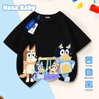 Áo thun tay ngắn in hình chó con dễ thương NASA, chất liệu cotton, unisex, giao hàng trong 24 giờ
