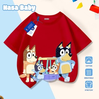 Áo thun tay ngắn in hình chó con dễ thương NASA, chất liệu cotton, unisex, giao hàng trong 24 giờ
